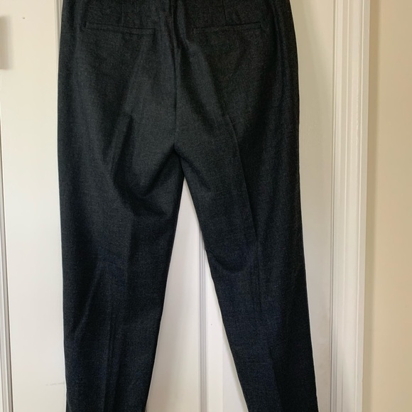 New without tags wool blend cropped pants size 2 by Ann Taylor grey/blue - Picture 4 of 8